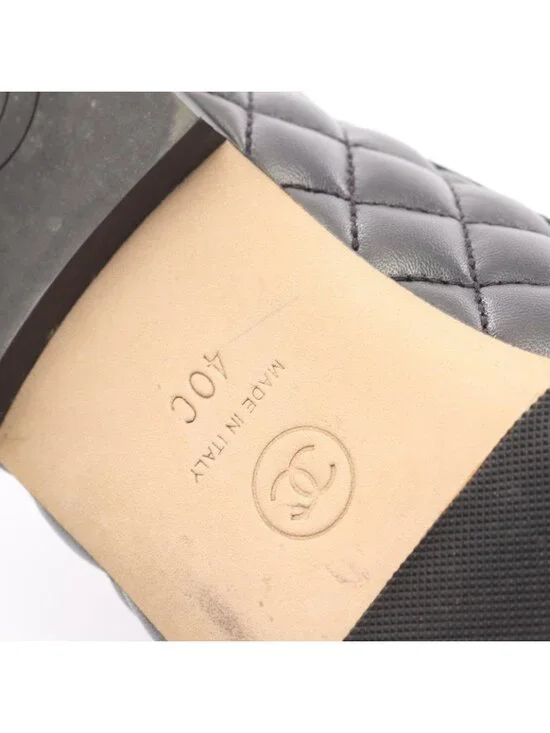 Chanel Loafer Quilted Black Lambskin - Picture 8 of 8